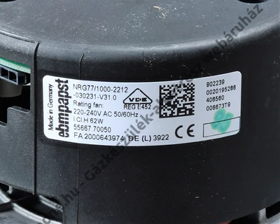 Kép 3/5 - Ventilátor égőtér burkolattal