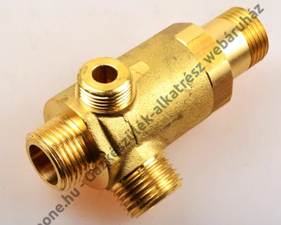 Csatlakozó darab visszacsapó szeleppel